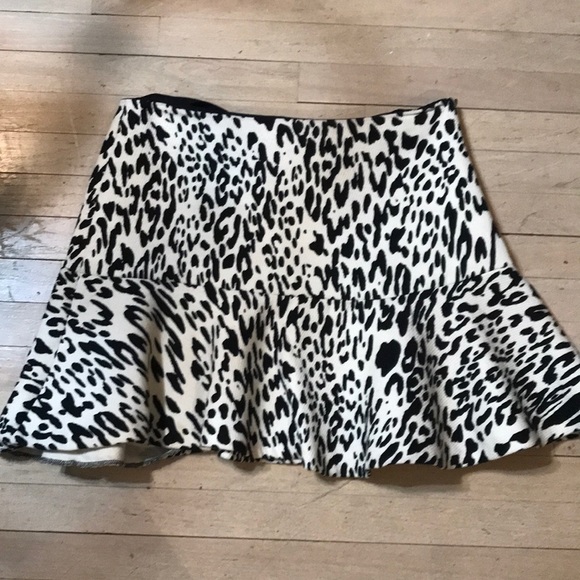 Zara-Leopard Print Mini Skirt - Picture 3 of 4